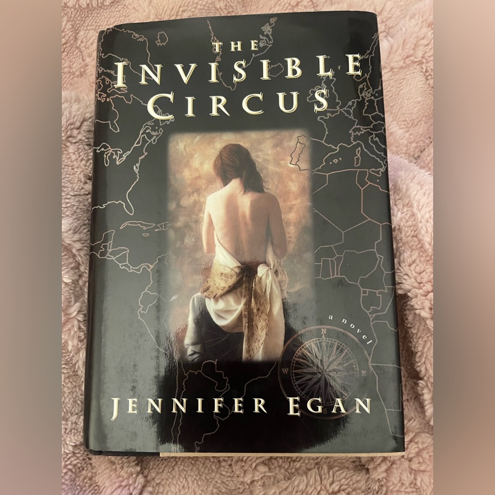 The Invisible Circus by Jennifer Egan - Elegant Black Cover